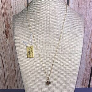 Isabella M. Sterling silver Mary Pendant Necklace NWT